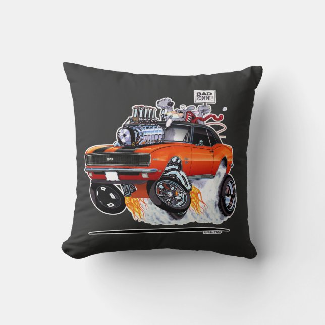 Coussin Vince Crains RAT POWER 1968 Camaro (Recto)