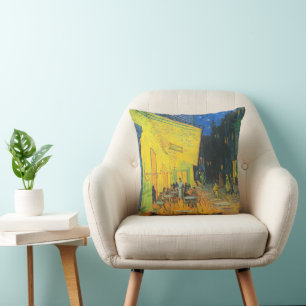 Coussin Vincent Van Gogh Café Terrasse Chef-d'oeuvre