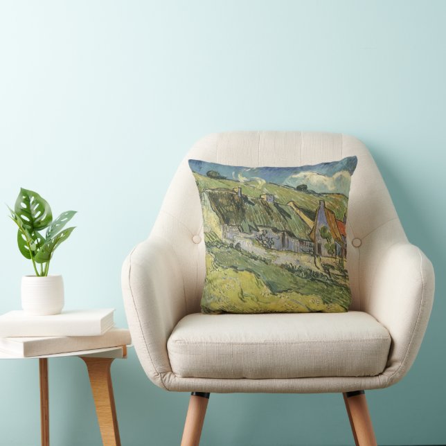 Coussin Vincent van Gogh - Chalets à chaume (Chaise)