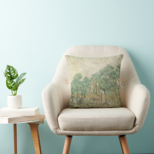 Coussin Vincent van Gogh - Cueillette des olives