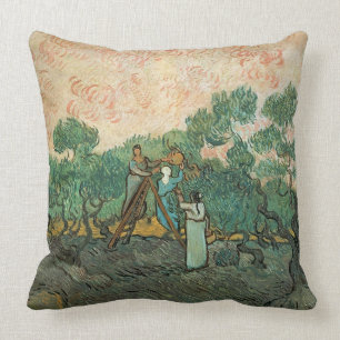 Coussin Vincent van Gogh   les récolteuses olives,