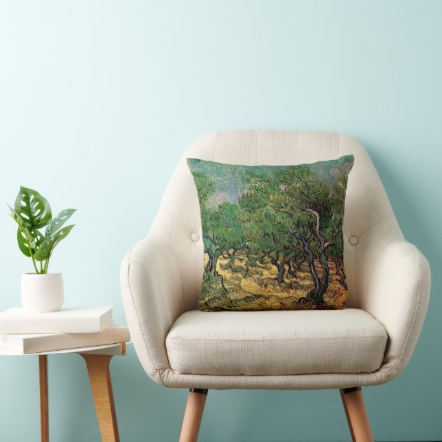 Coussin Vincent van Gogh - Olive Grove (Chaise)