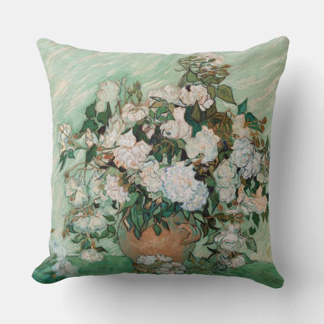 Coussin Vincent van Gogh | Rose, 1890 (Recto)