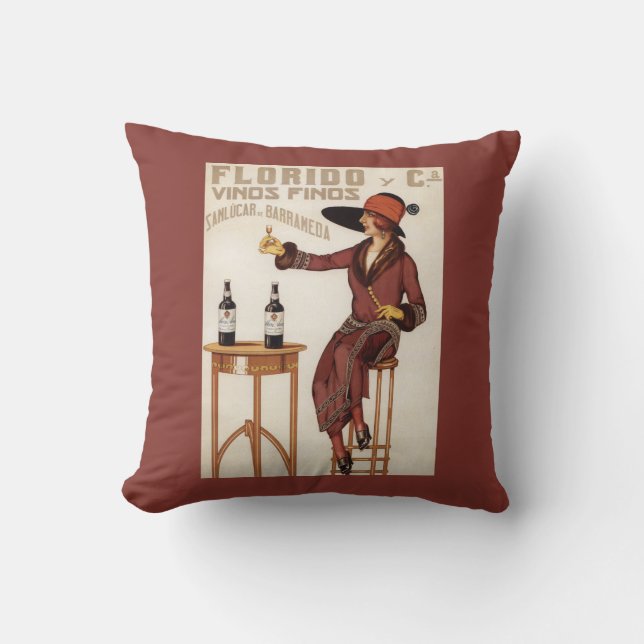 Coussin Vins de Florido Finos - Sanlucar de Barrameda (Recto)