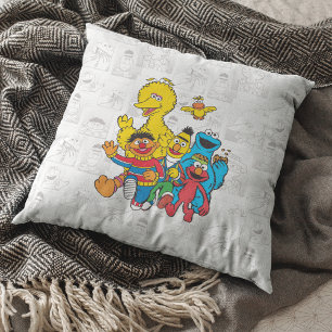 Coussin Vintage 123, rue Sésame