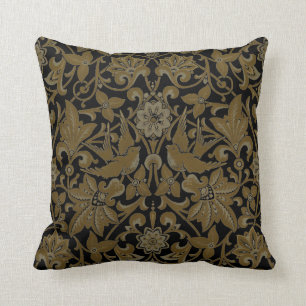 Coussin Vintage 1873 Oiseaux Et Fleurs "Chandos" motif