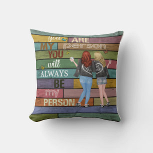 Coussin Vintage Bestfriend Blanche