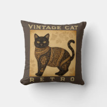 Vintage Cat, Antique Cat,and Motif
