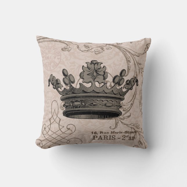 Coussin vintage de couronne… (Recto)