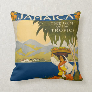 Coussin vintage de la Jamaïque