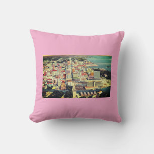 Coussin Vintage Downtown Miami (MIA) Retro années 1960