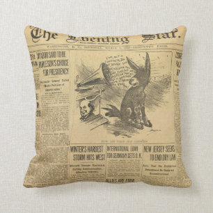 Coussin Vintage du journal !