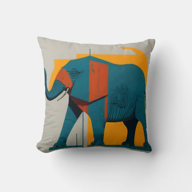 Coussin vintage elephant 3 (Recto)