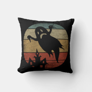 Coussin Vintage fantôme d'Halloween