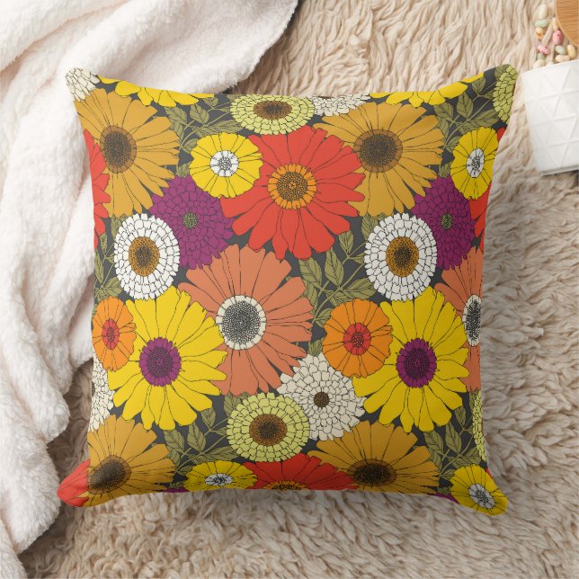 Coussin vintage floral (Couverture)
