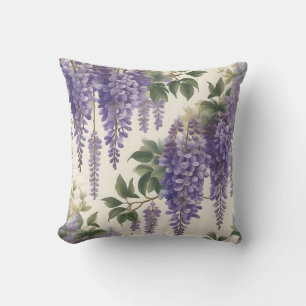 Coussin Vintage Floral Wisteria