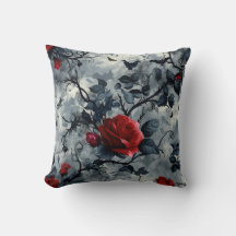 Vintage Goth Roses et Motif de chauves-souris