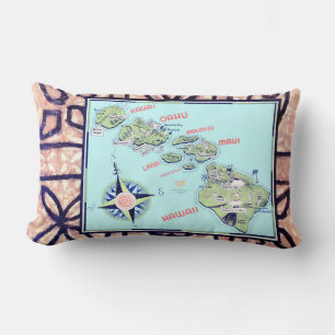 Coussin vintage Hawaii