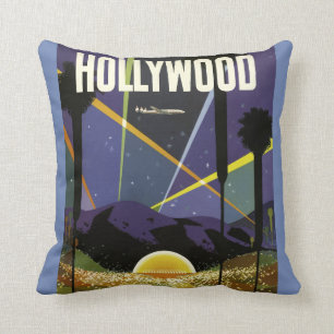 Coussin vintage Hollywood Accent