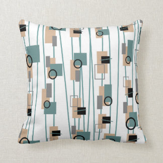 Coussin Vintage Inspiré MidCentury Moderne Rétro