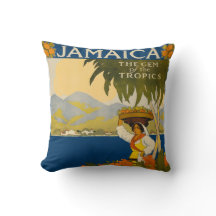 Coussin vintage Jamaïque