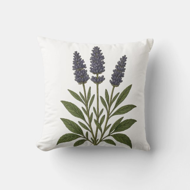 Coussin Vintage Lavender (Recto)