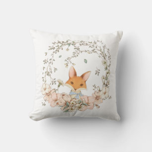 Coussin Vintage Mignonne Fox Nom de la végétation Baby Boy