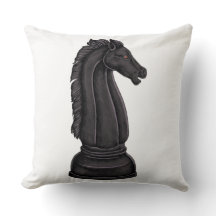 Vintage morceau d'échecs noir