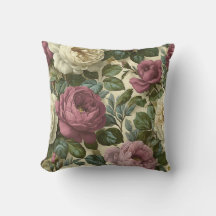 Vintage Pink Botanical Romantic Chic Floral