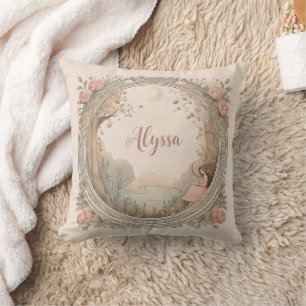 Coussin Vintage Rapunzel Fairytale