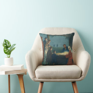Coussin Vintage Religion, Adoration des Bergers
