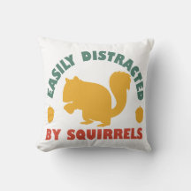 Vintage Rétro Facilement Distrait Par Les Écureuil