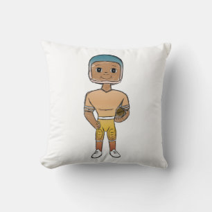Coussin vintage retro rainbow player ombre