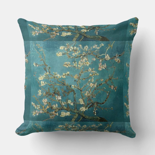 Coussin Vintage réversible Van Gogh Almond Blossom (Recto)