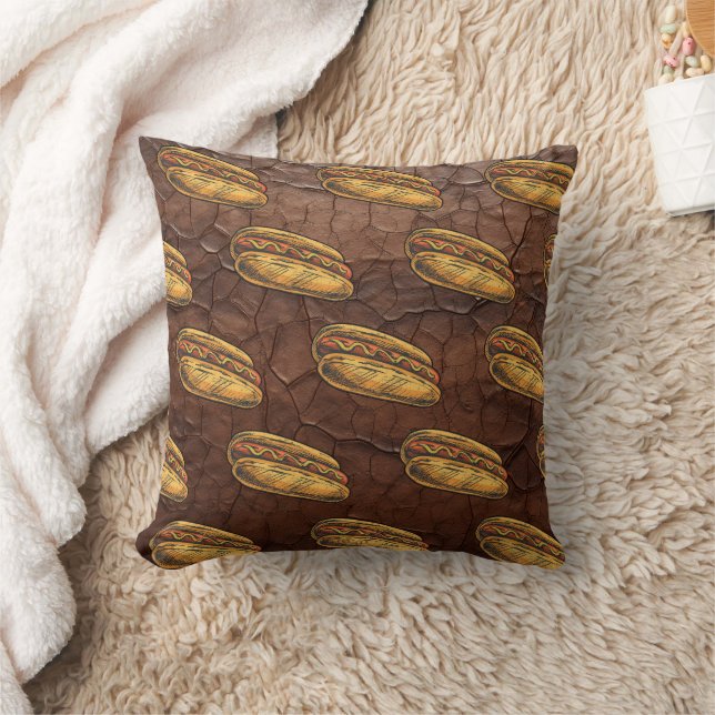 Coussin Vintage style hot dog (Couverture)