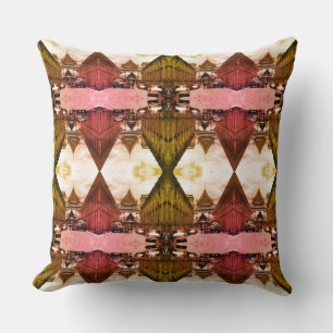 Coussin Vintage Thaïlande Bangkok Palais Royal Carte posta