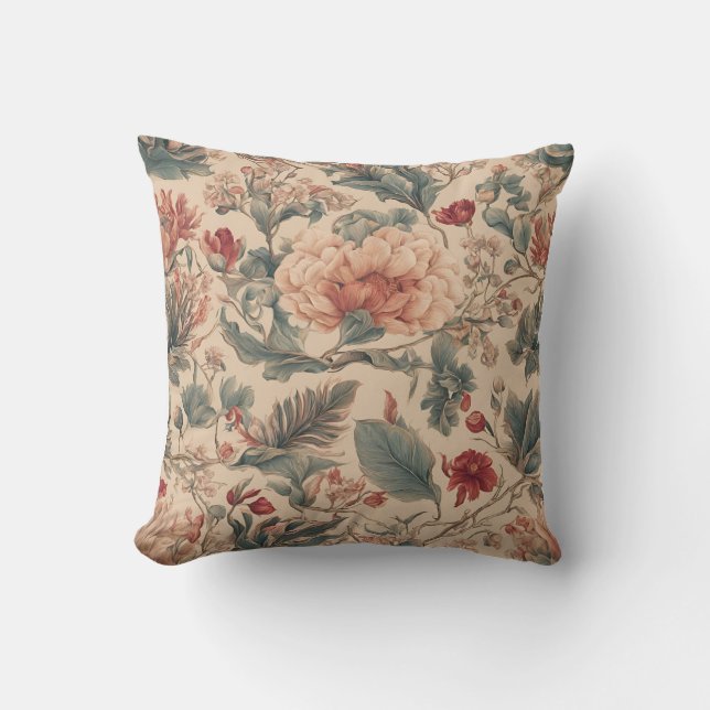 Coussin Vintage tropical (Recto)