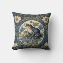 Vintage William Morris Style Cuisine de grenouille