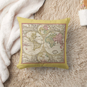 COUSSIN VINTAGE WORLD MAP