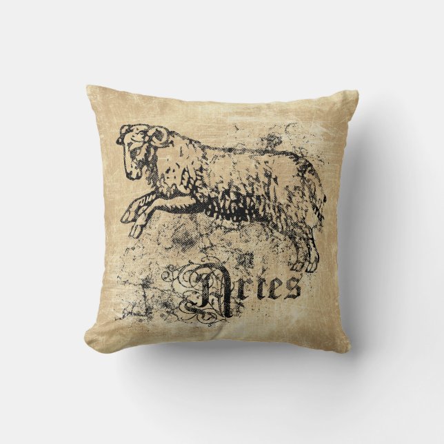 Coussin Vintage Zodiac (Recto)