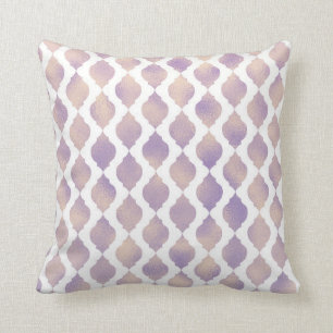 Coussin Violet or Arabe Marocain Glam Thème Indien