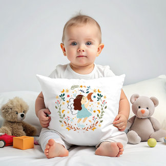 Coussin Virgo Baby Zodiac Nursery personnalisable