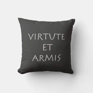 Coussin Virtute et armis