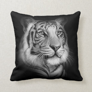 Coussin Visage blanc de tigre