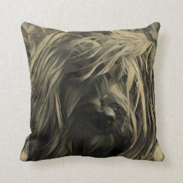 Coussin Visage de chien Terrier
