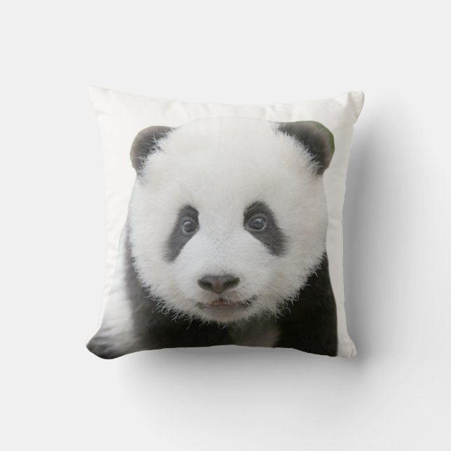 Coussin Visage de panda (Recto)