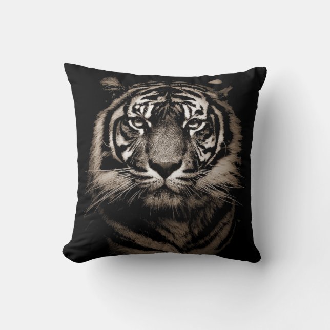 Coussin Visage de tigre (Recto)