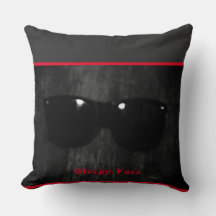 Visage Endormi : T-Shirt en coton noir "BOLD"