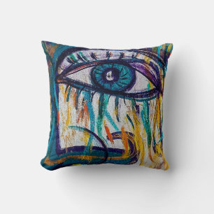 Coussin Visage Street Art