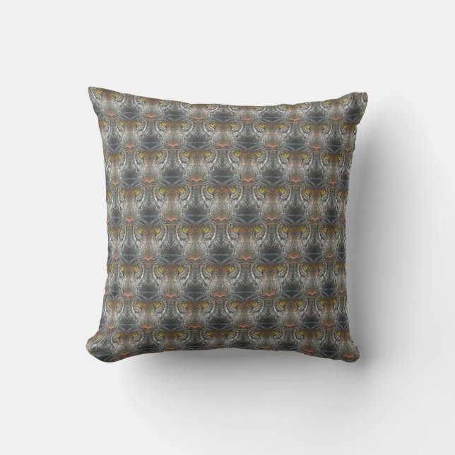 Coussin - Visages de tigres (Recto)